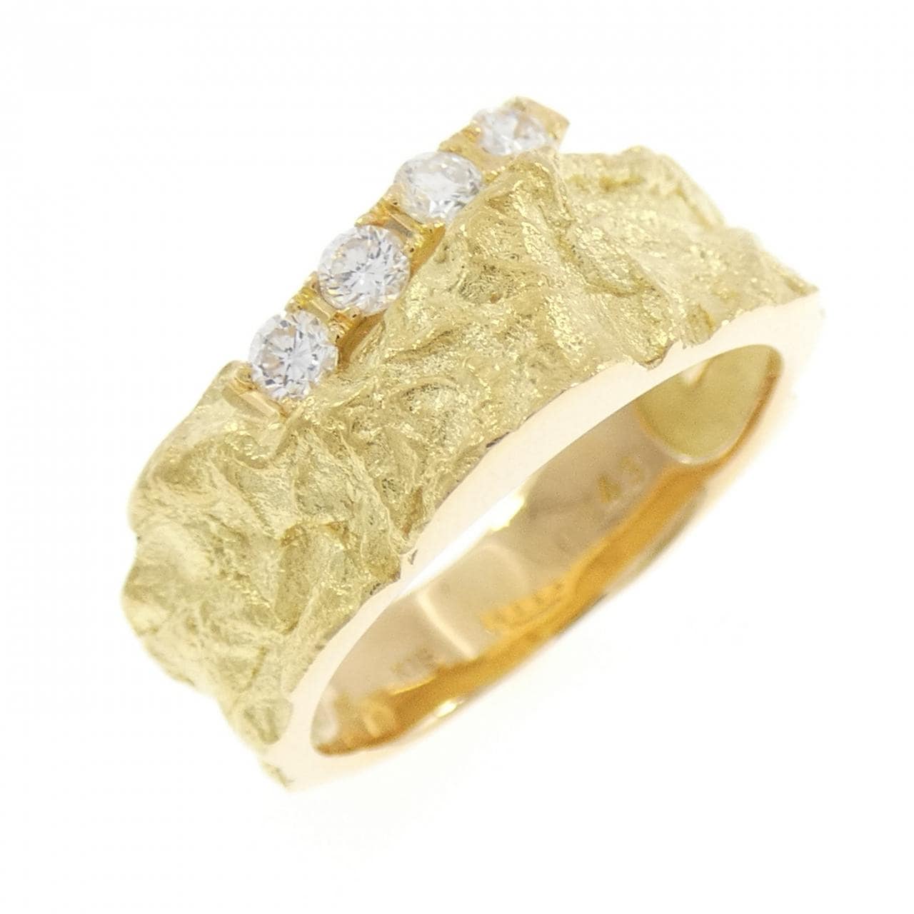 K18YG ダイヤモンド リング 0.243CT