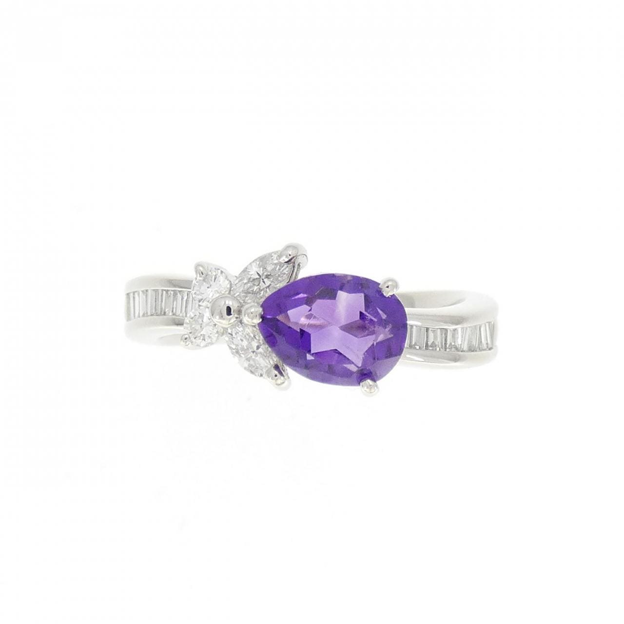 PT アメジスト リング 0.80CT