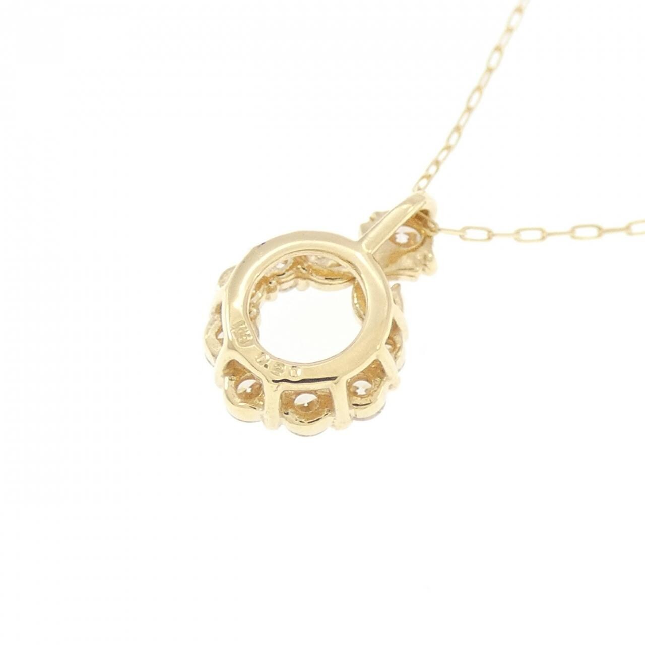 【新品】K18YG ダイヤモンド ネックレス 0.20CT