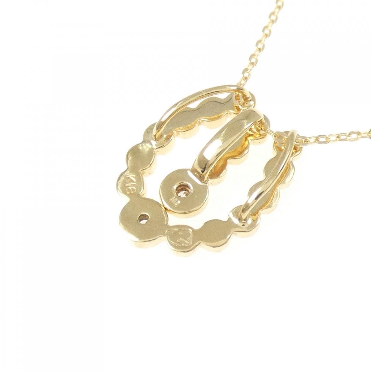 K18YG ダイヤモンド ネックレス