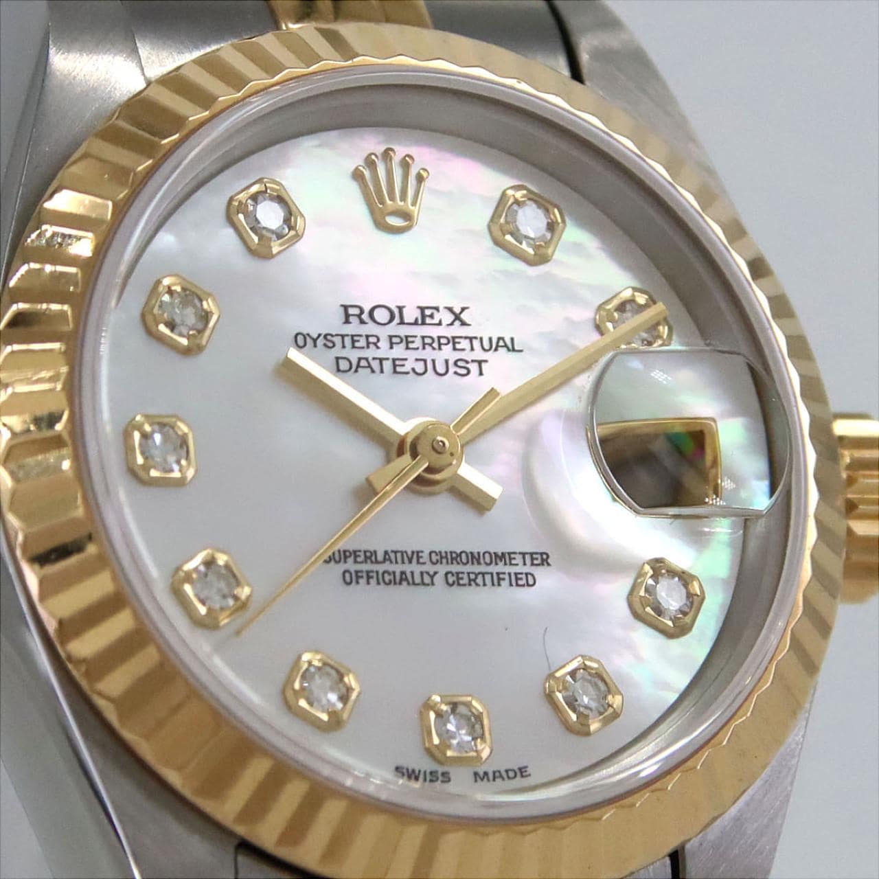 ロレックス デイトジャスト 69173NG SSxYG 自動巻 T番