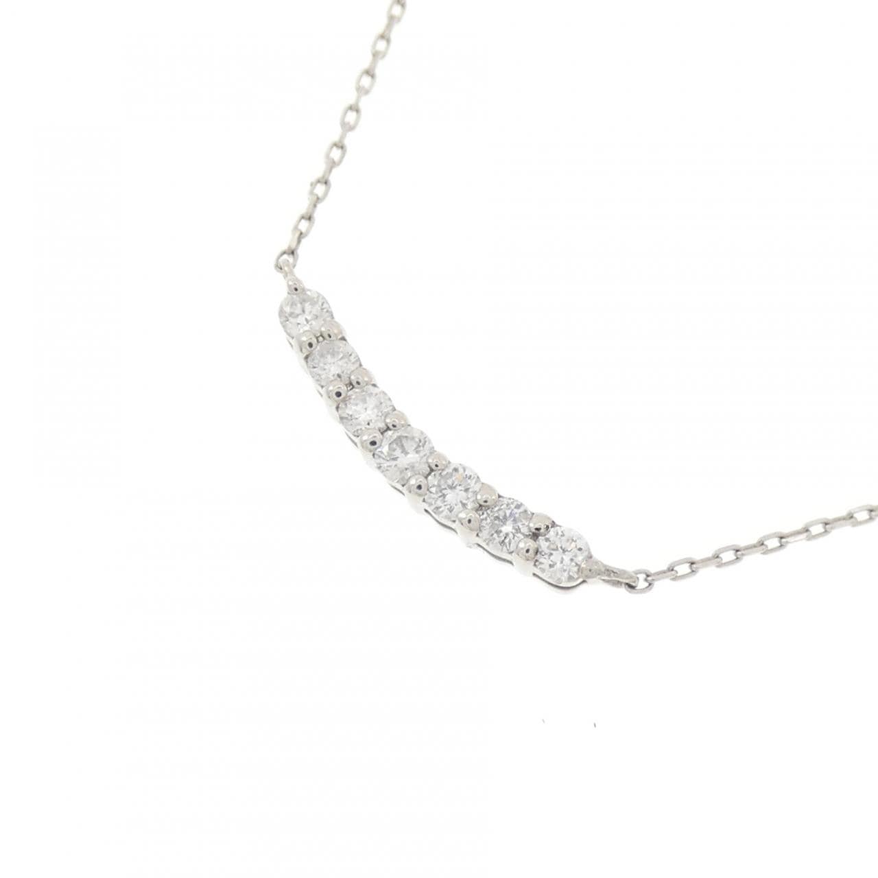 PT900/PT850 ダイヤモンド ネックレス 0.15CT