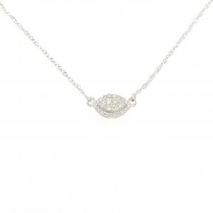 750WG ダイヤモンド ネックレス 0.16CT