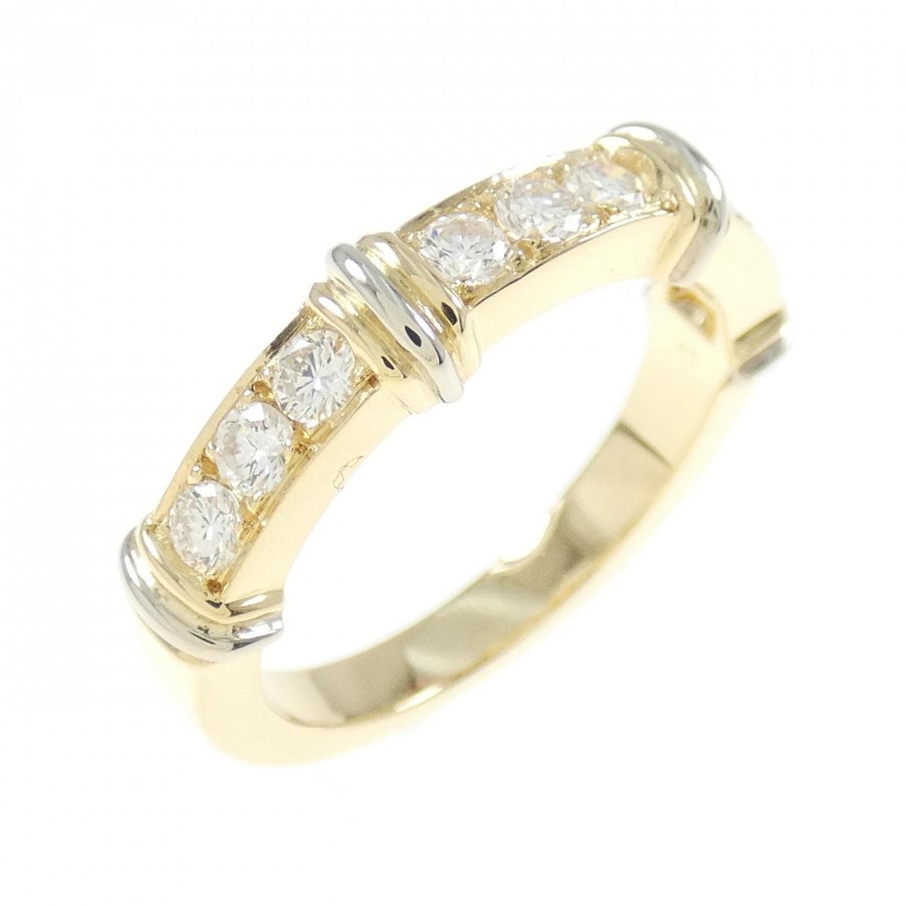 Cartier contessa half diamond ring