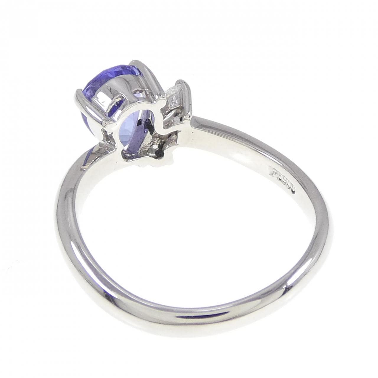 PT タンザナイト リング 1.26CT