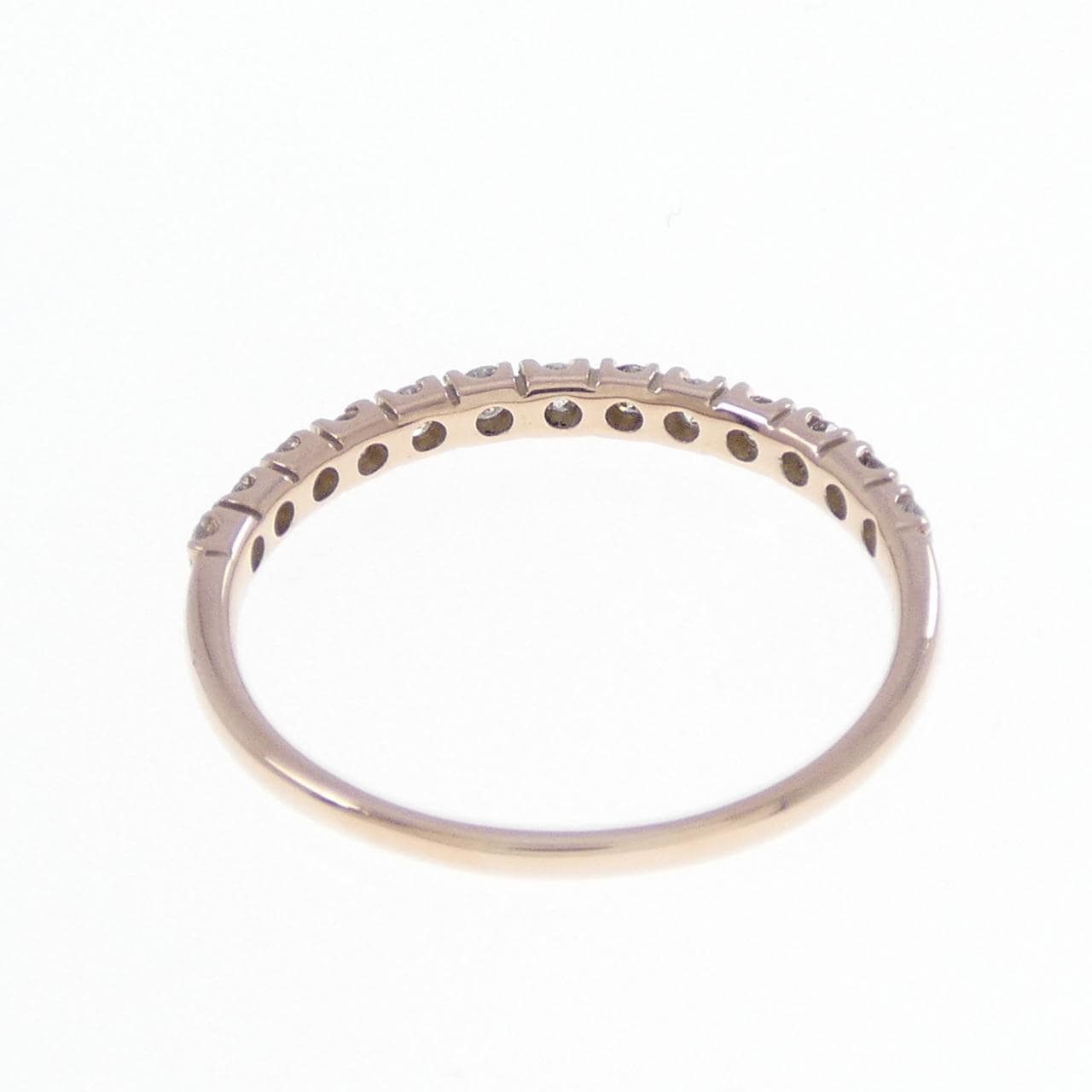 K10PG ハーフエタニティ ダイヤモンド リング 0.30CT