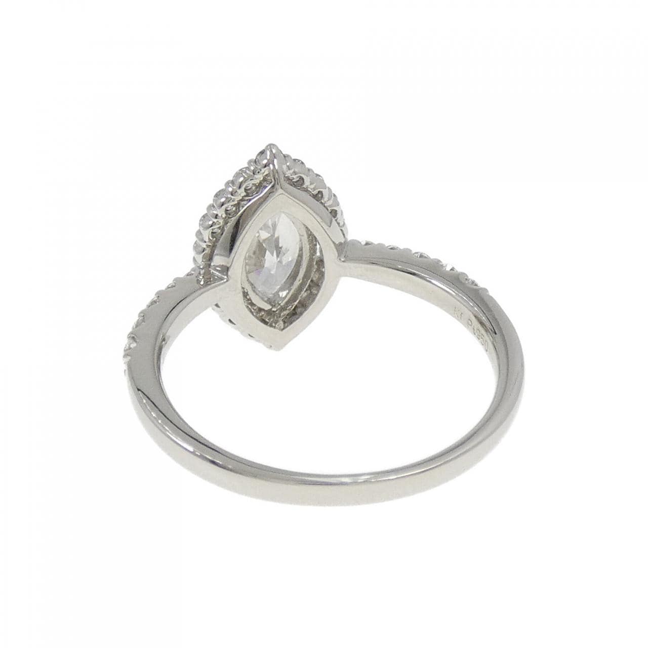 PT950 ダイヤモンド リング 1.010CT D IF マーキスカット