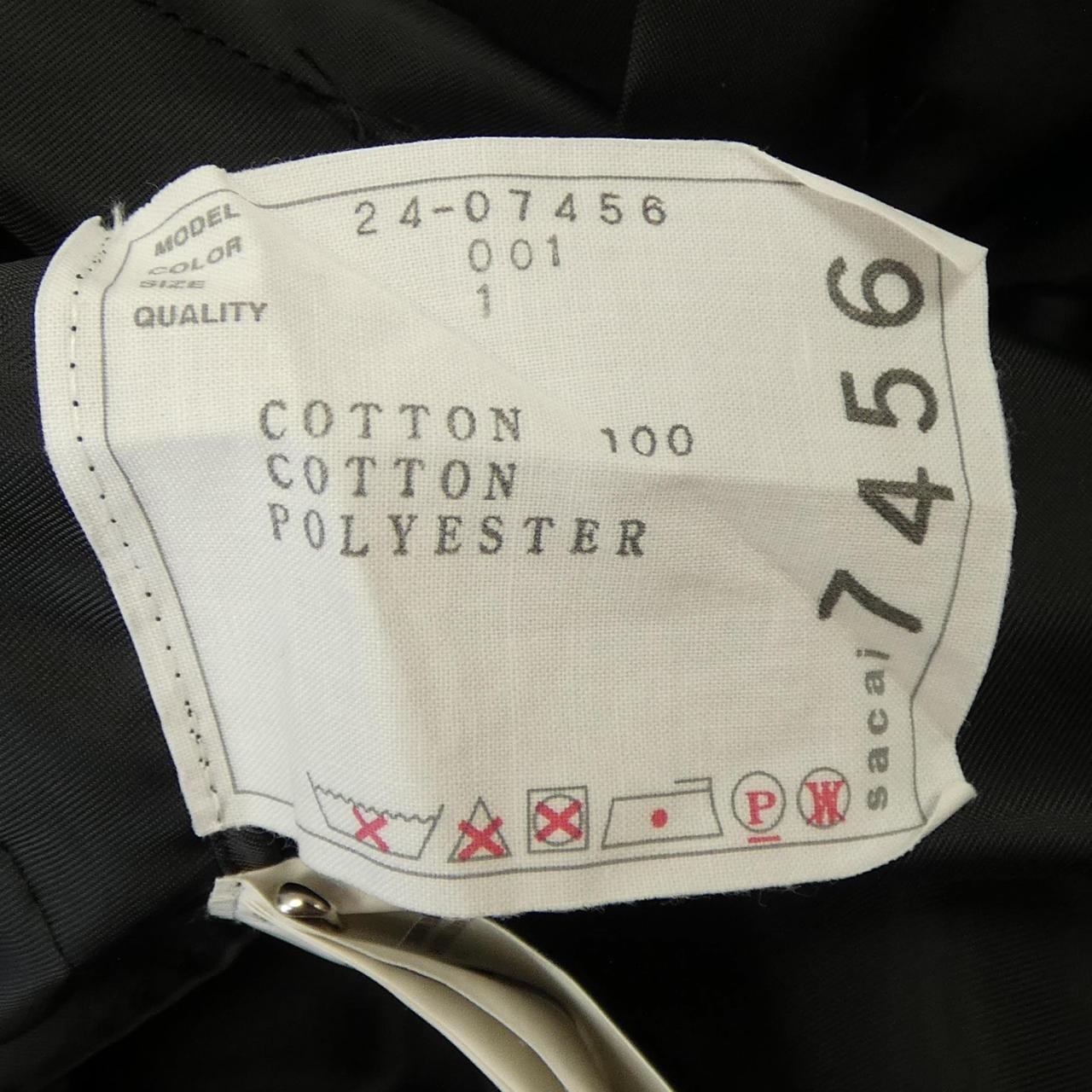 サカイ SACAI NYLON TWILL×COTTON JERSEY 24-07456 Tシャツ