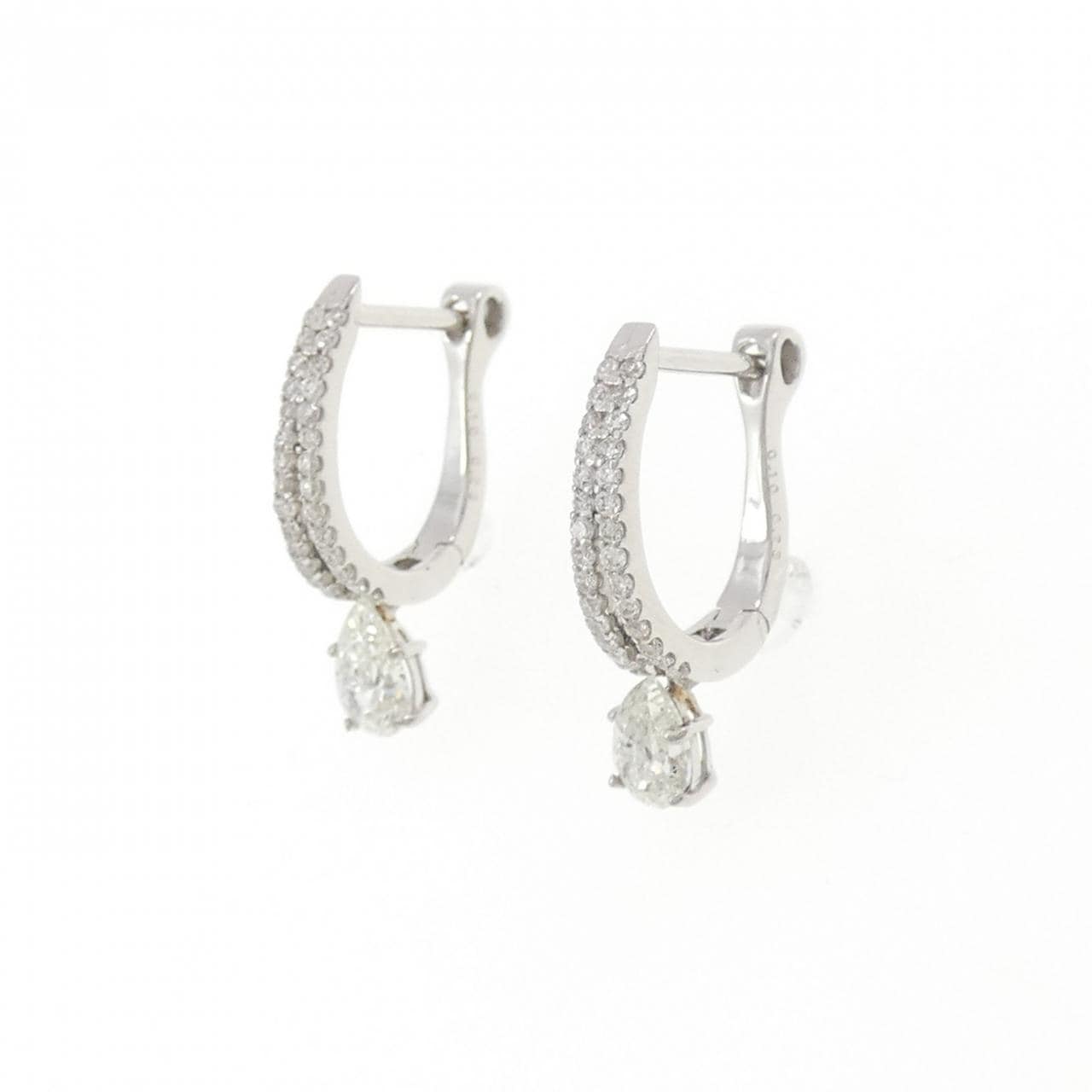 PT900 ダイヤモンド ピアス 0.66CT