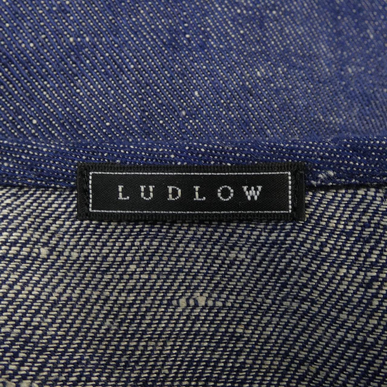 ラドロー LUDLOW 20-LD21S009BL-2-002-082 シャツ