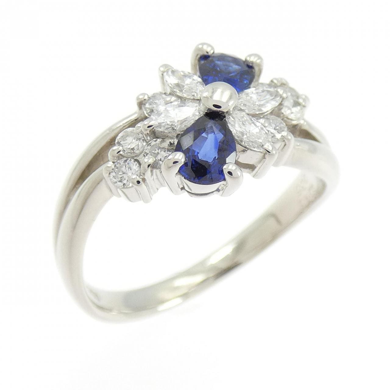 PT900 サファイヤ リング 0.48CT