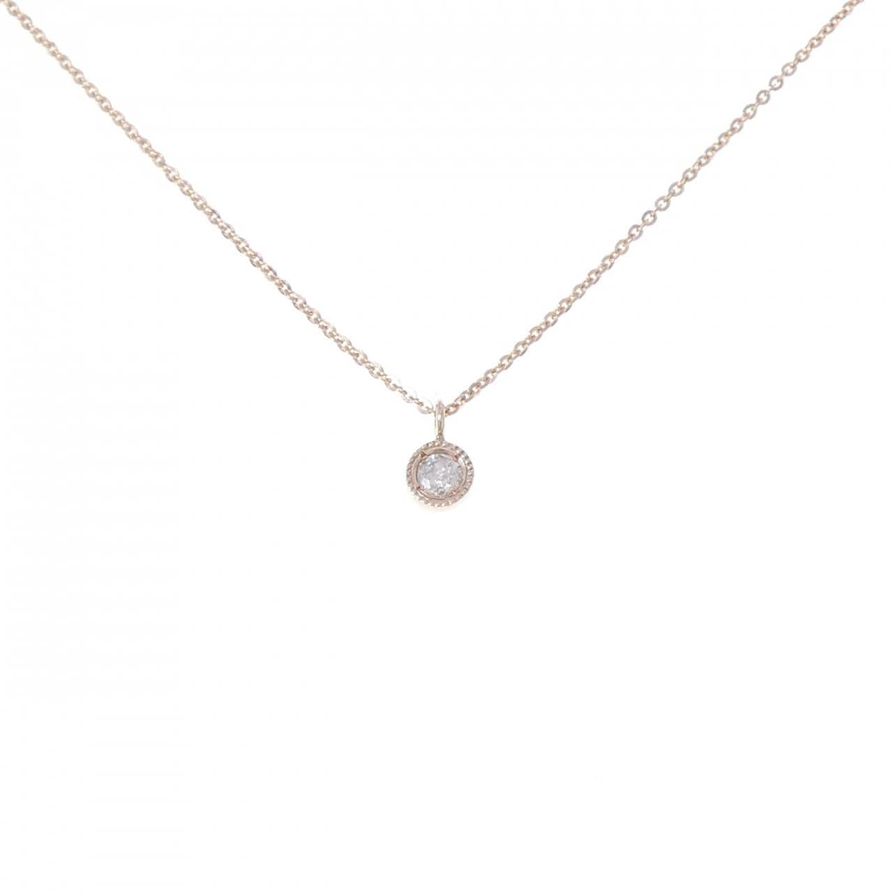 K10PG ダイヤモンド ネックレス 0.07CT
