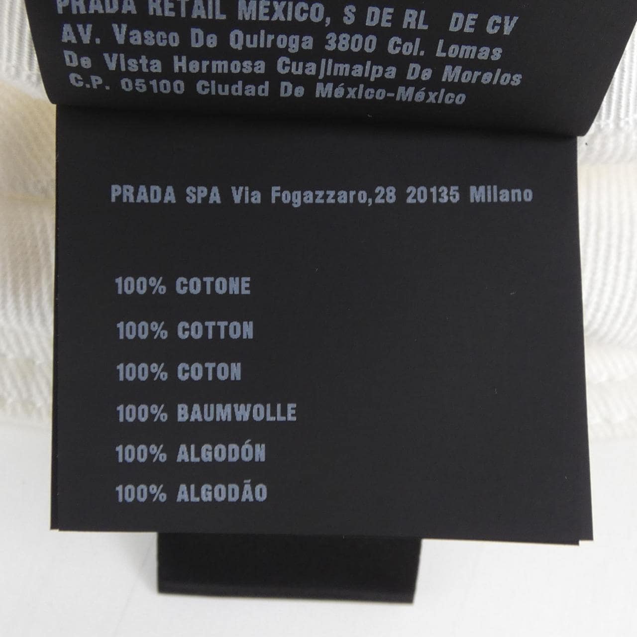 プラダ PRADA ドリル バケットハット トライアングルロゴ 2HC137 2FMB ハット