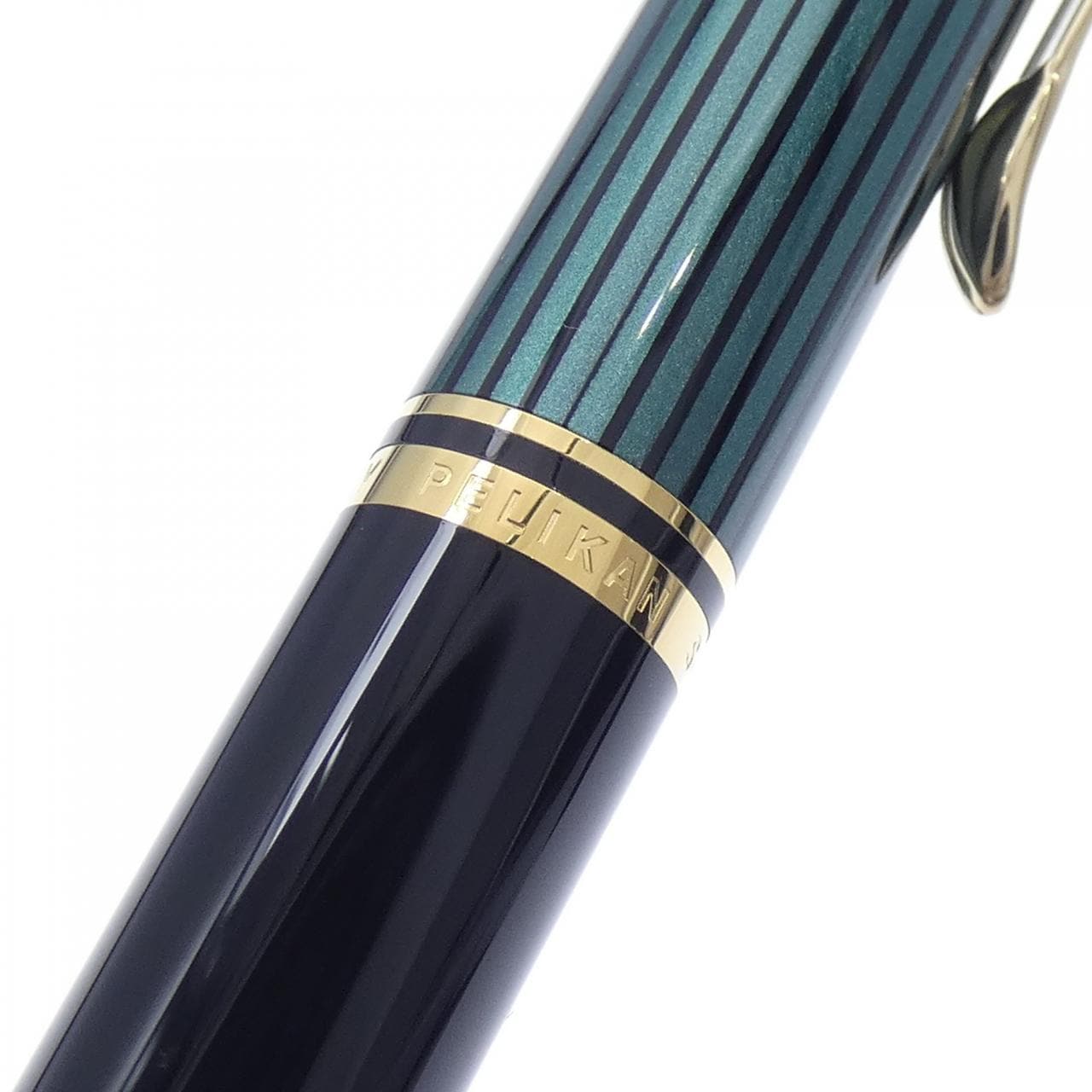 ペリカン スーベレーンK400グリーンストライプ ボールペン