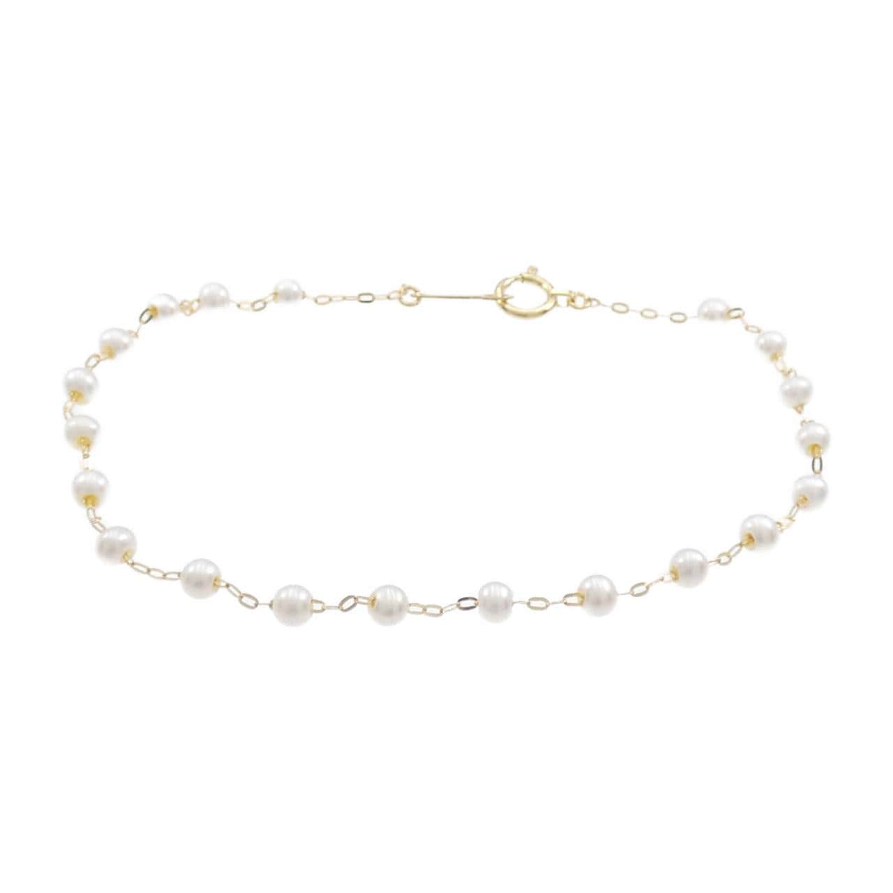 K18YG freshwater pearl bracelet