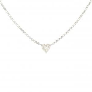K18WG ハート ダイヤモンド ネックレス 0.32CT