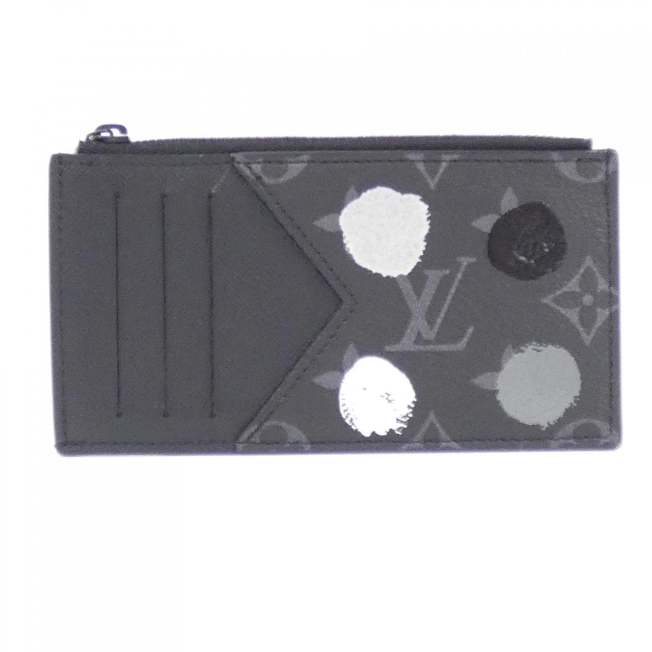 LOUIS VUITTON Monogram Eclipse (LV X YK) 零錢卡包 M81930零钱包卡片包
