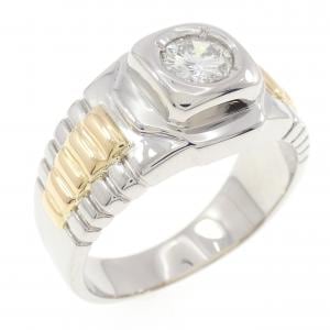 PT900/K18YG ダイヤモンド リング 0.42CT