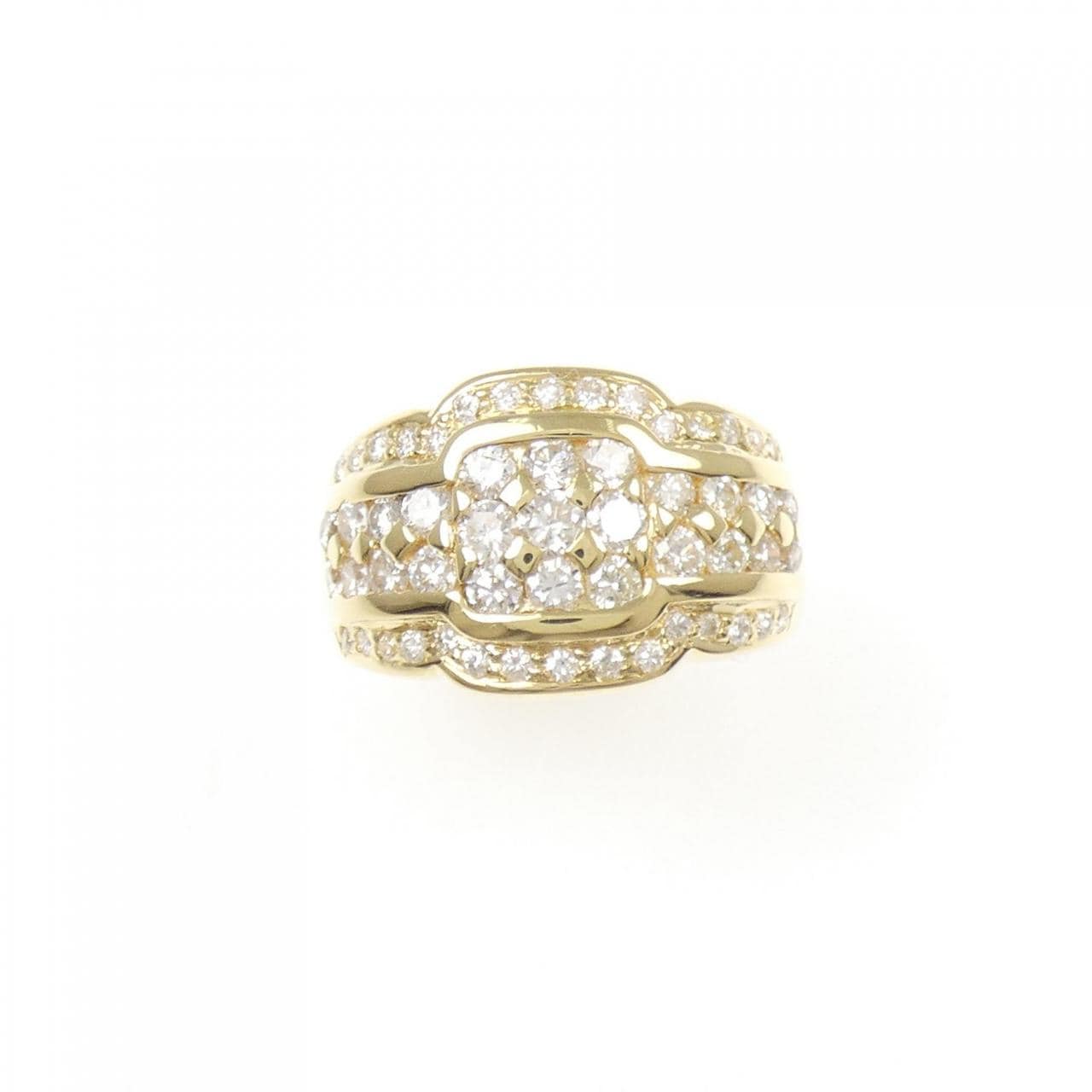 K18YG ダイヤモンド リング 1.45CT