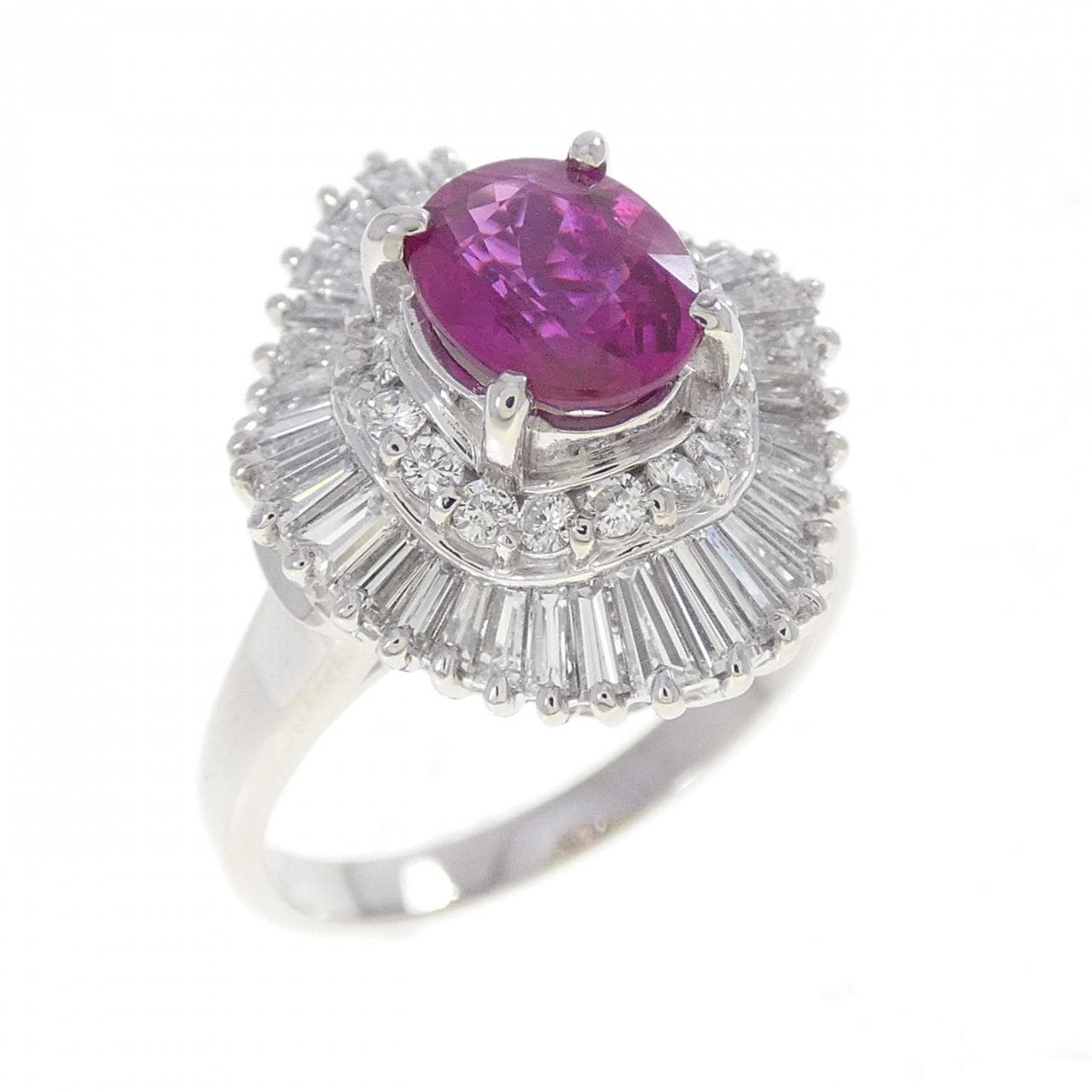 PT900 ルビー リング 1.232CT