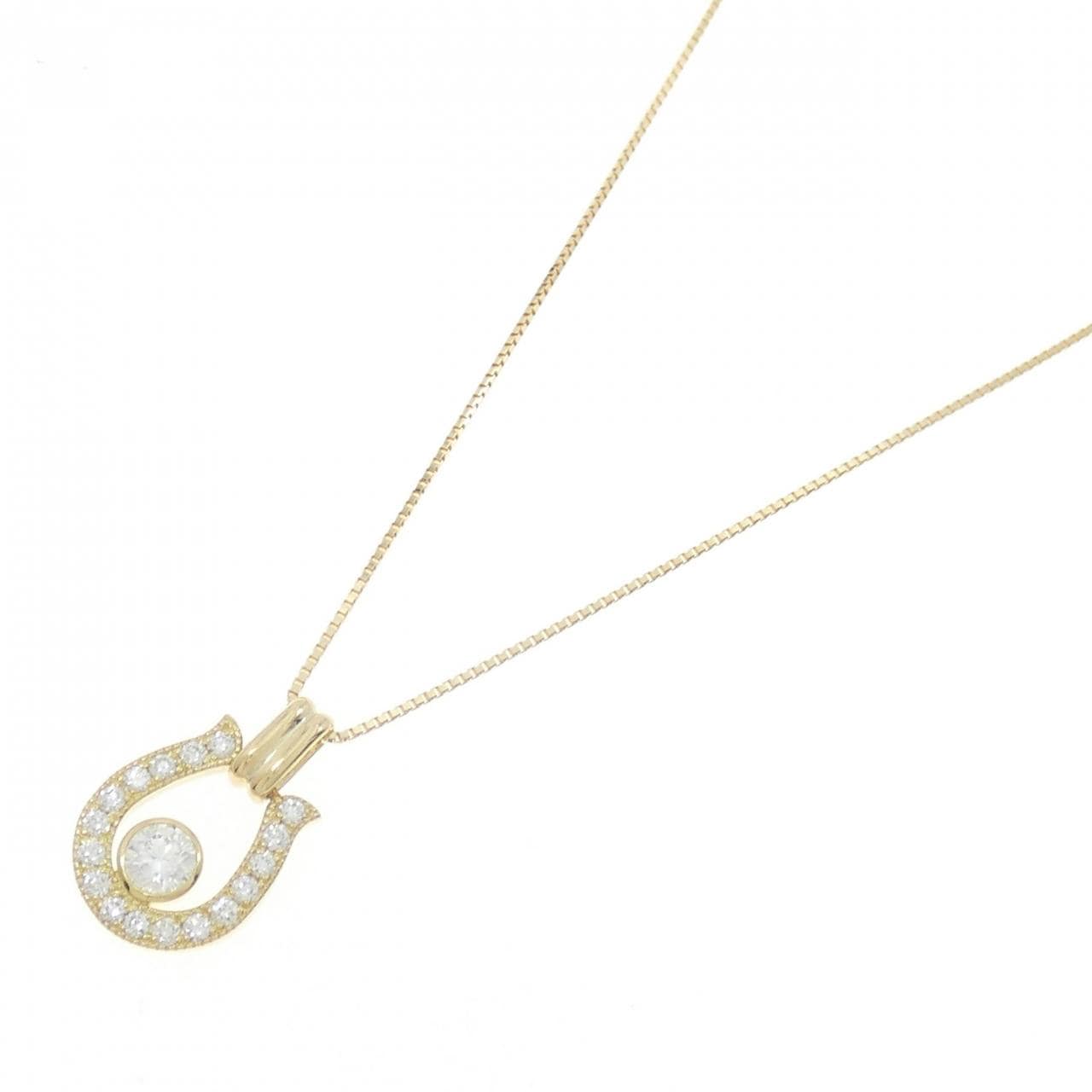 K18YG ダイヤモンド ネックレス 0.319CT