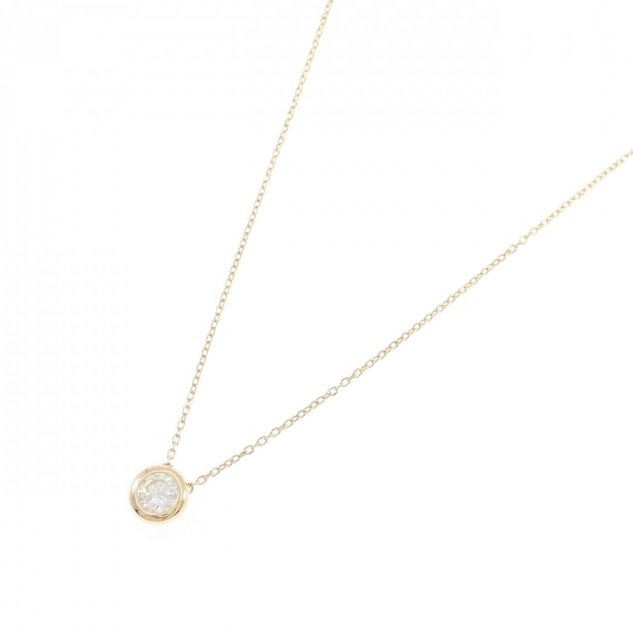 K18YG ダイヤモンド ネックレス 0.301CT H SI2 Good
