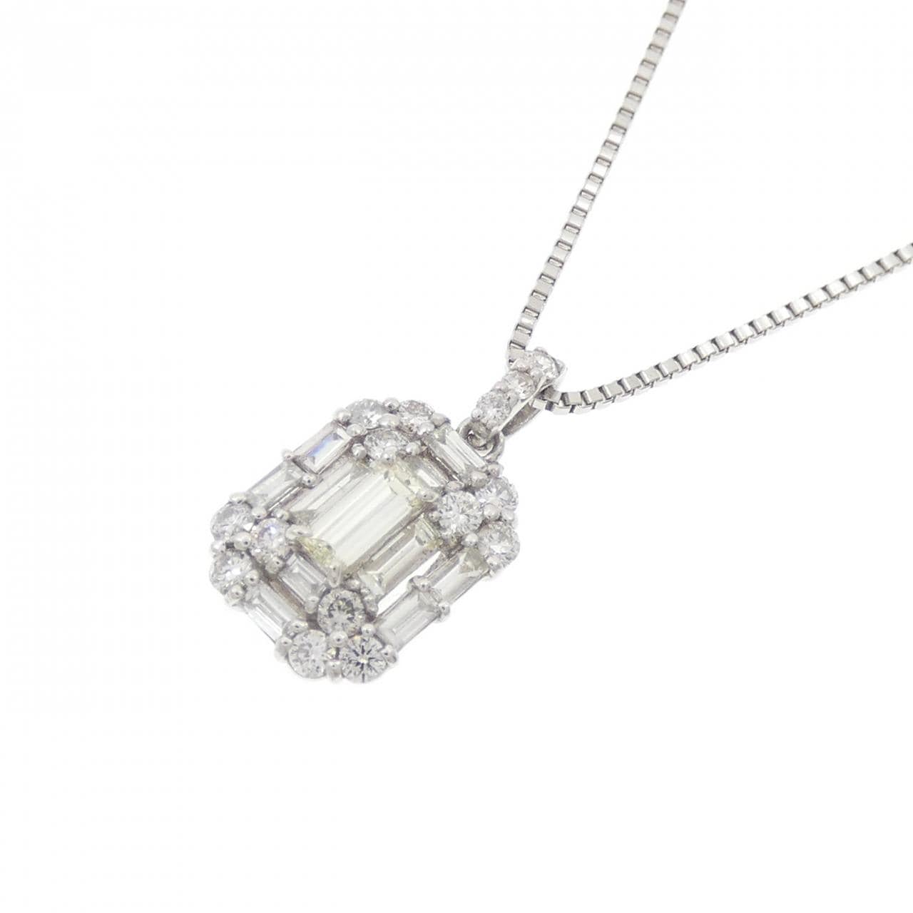 PT900/PT850 ダイヤモンド ネックレス 0.11CT