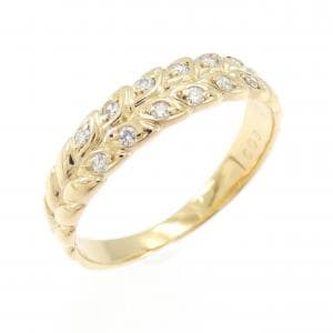 K18YG ダイヤモンド リング 0.09CT