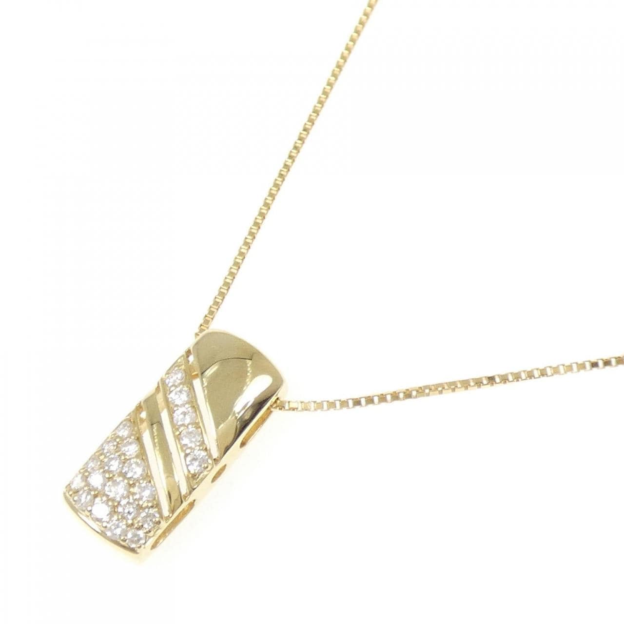 K18YG ダイヤモンド ネックレス 0.25CT