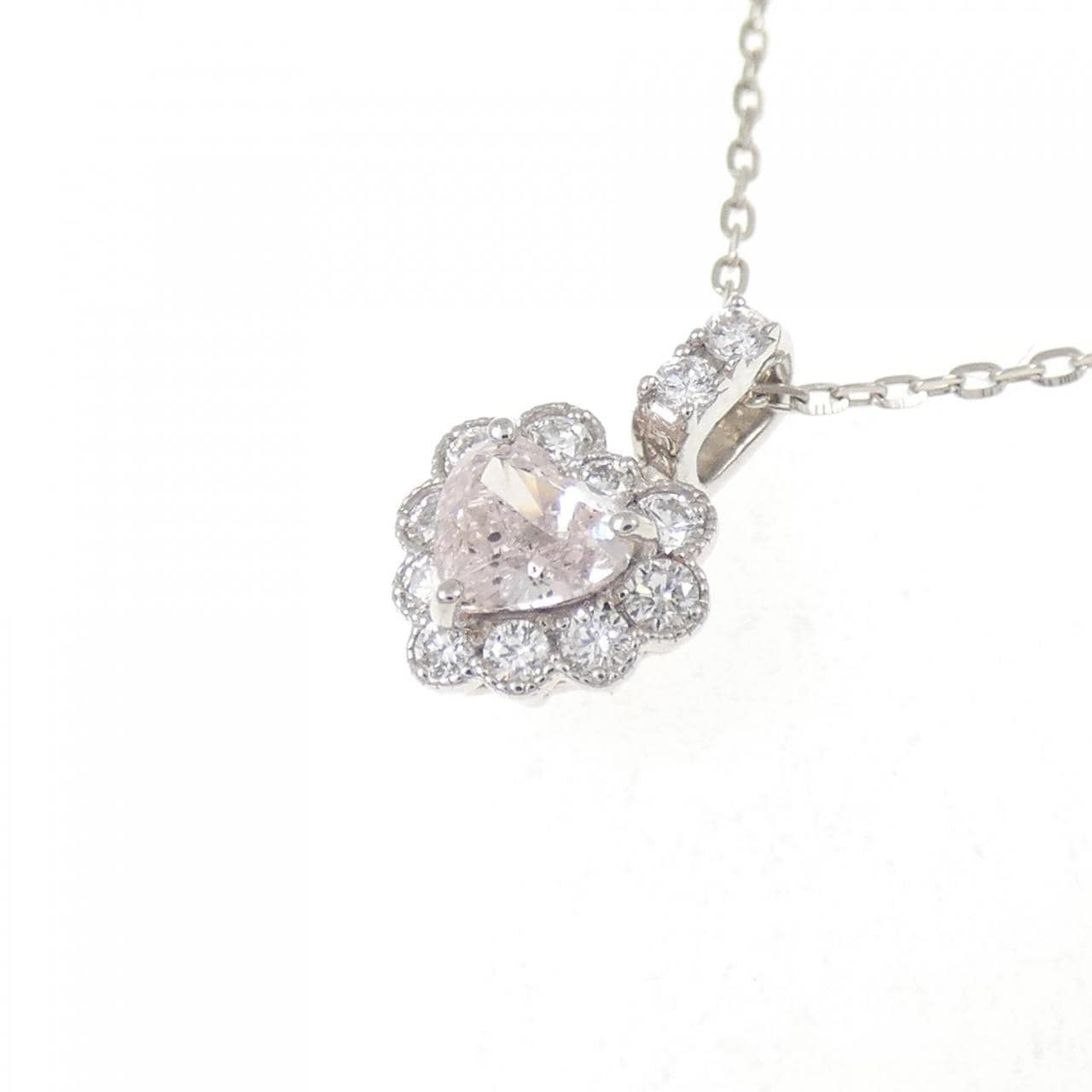 PT950/PT850 ダイヤモンド ネックレス 0.262CT FLP I1 ファンシーカット