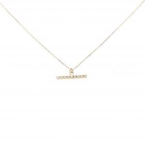 アガット ダイヤモンド ネックレス 0.02CT