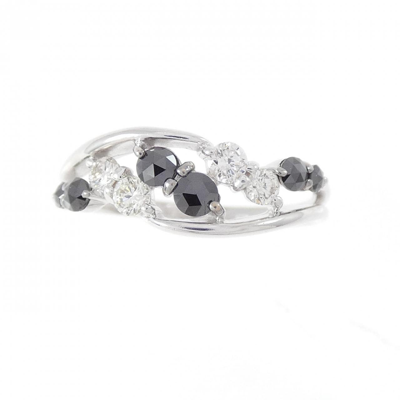 K18WG ダイヤモンド リング 0.22CT