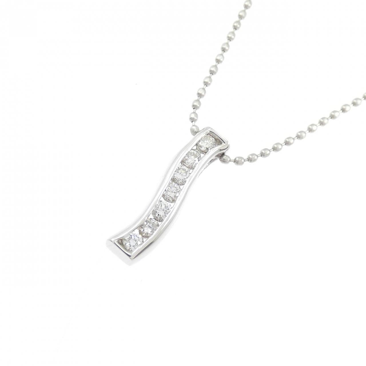 PT900/PT850 ダイヤモンド ネックレス 0.14CT