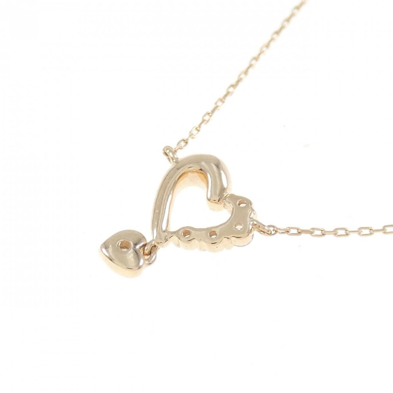 4゜C heart Diamond necklace