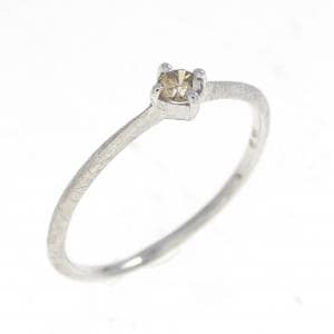 K18WG ダイヤモンド リング 0.07CT