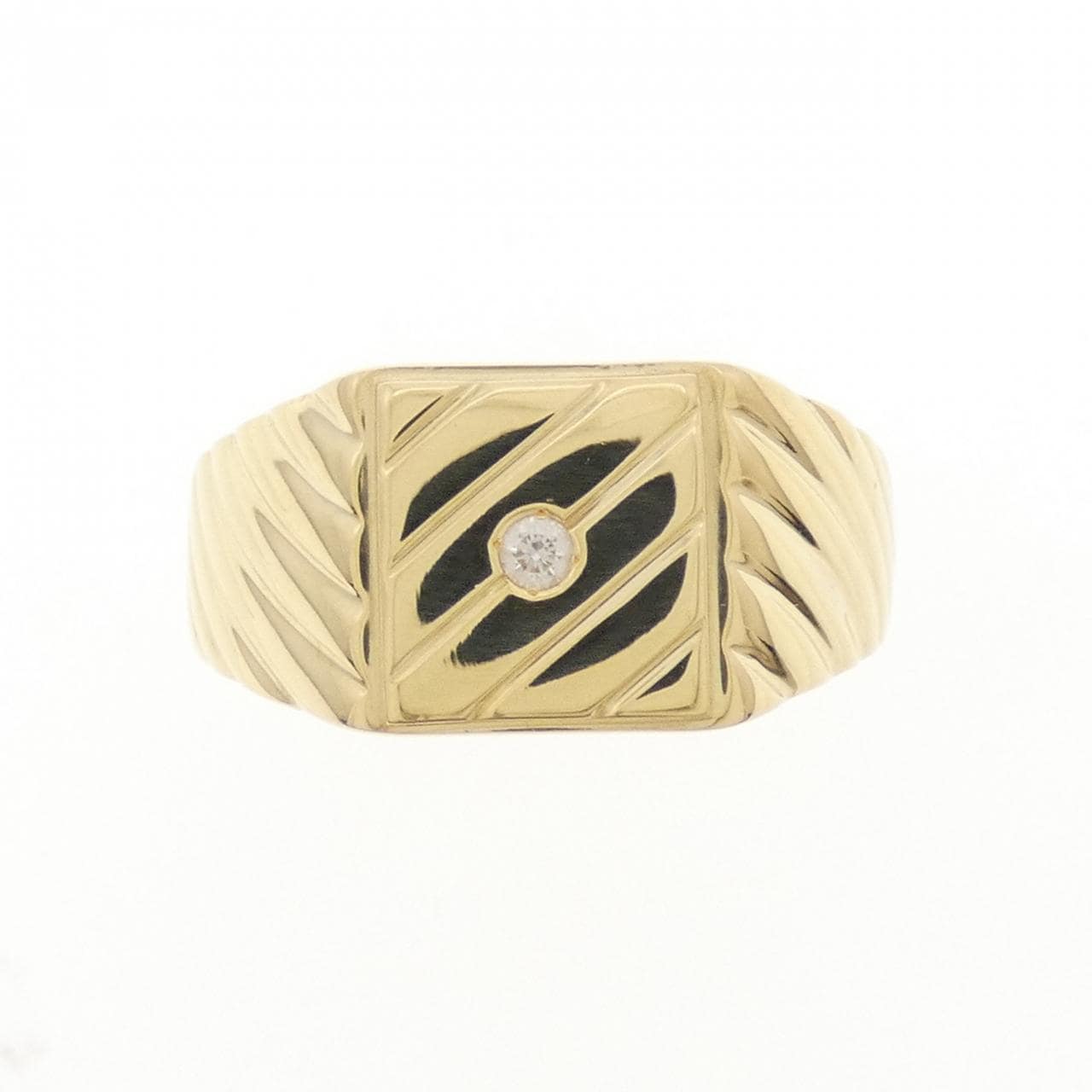 K18YG ダイヤモンド リング 0.03CT