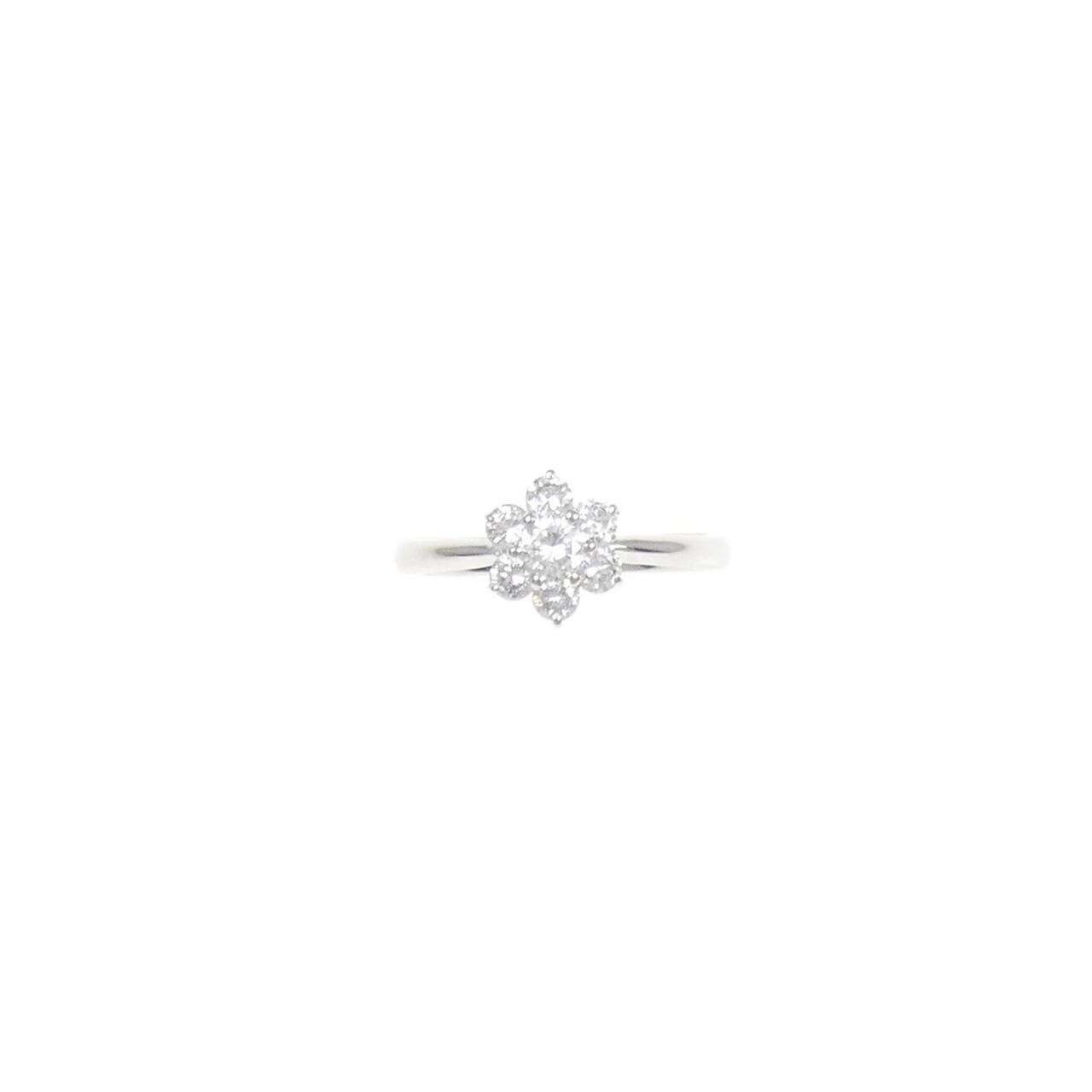 PT フラワー ダイヤモンド リング 0.173CT