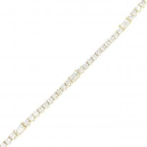 【新品】K18YG ダイヤモンド ブレスレット 2.00CT