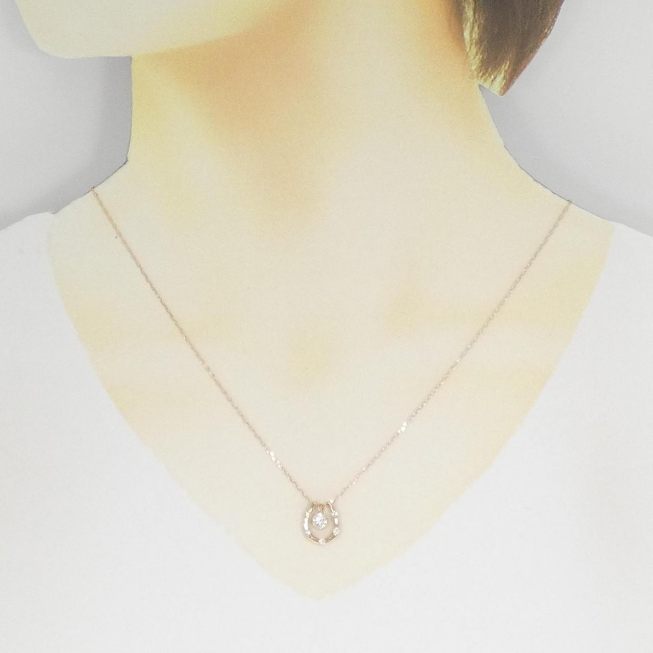 K18PG ダイヤモンド ネックレス 0.32CT