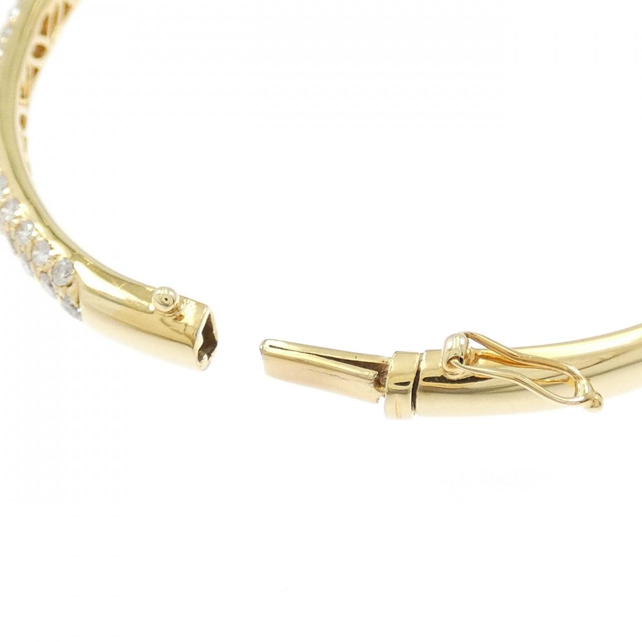 K18YG ダイヤモンド バングル 2.03CT