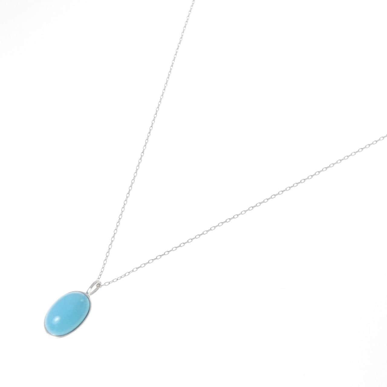 ジーエスティービー ターコイズ ネックレス 4.00CT