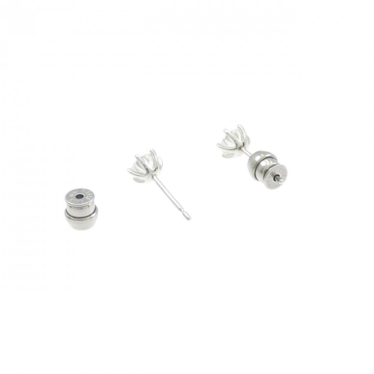 【リメイク】PT900/ST ダイヤモンド ピアス 0.400CT 0.401CT D VS2 VG