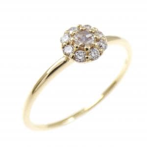 K18YG ダイヤモンド リング 0.12CT