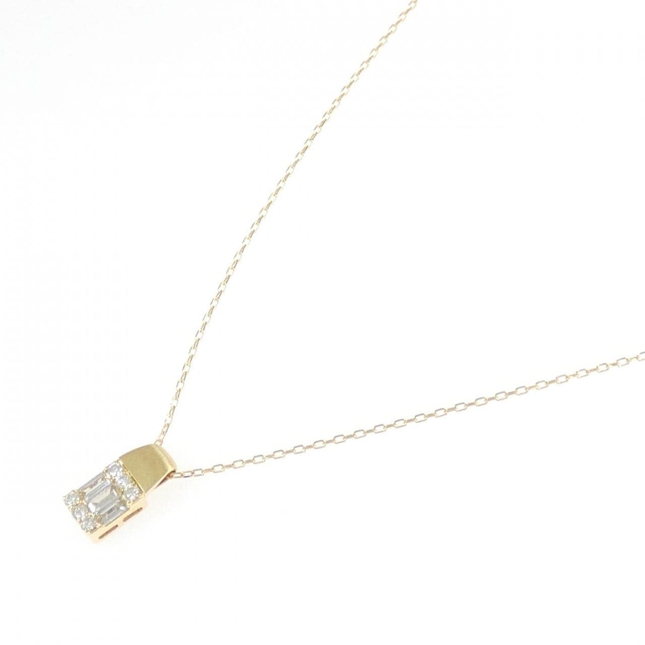 K18YG ダイヤモンド ネックレス 0.40CT