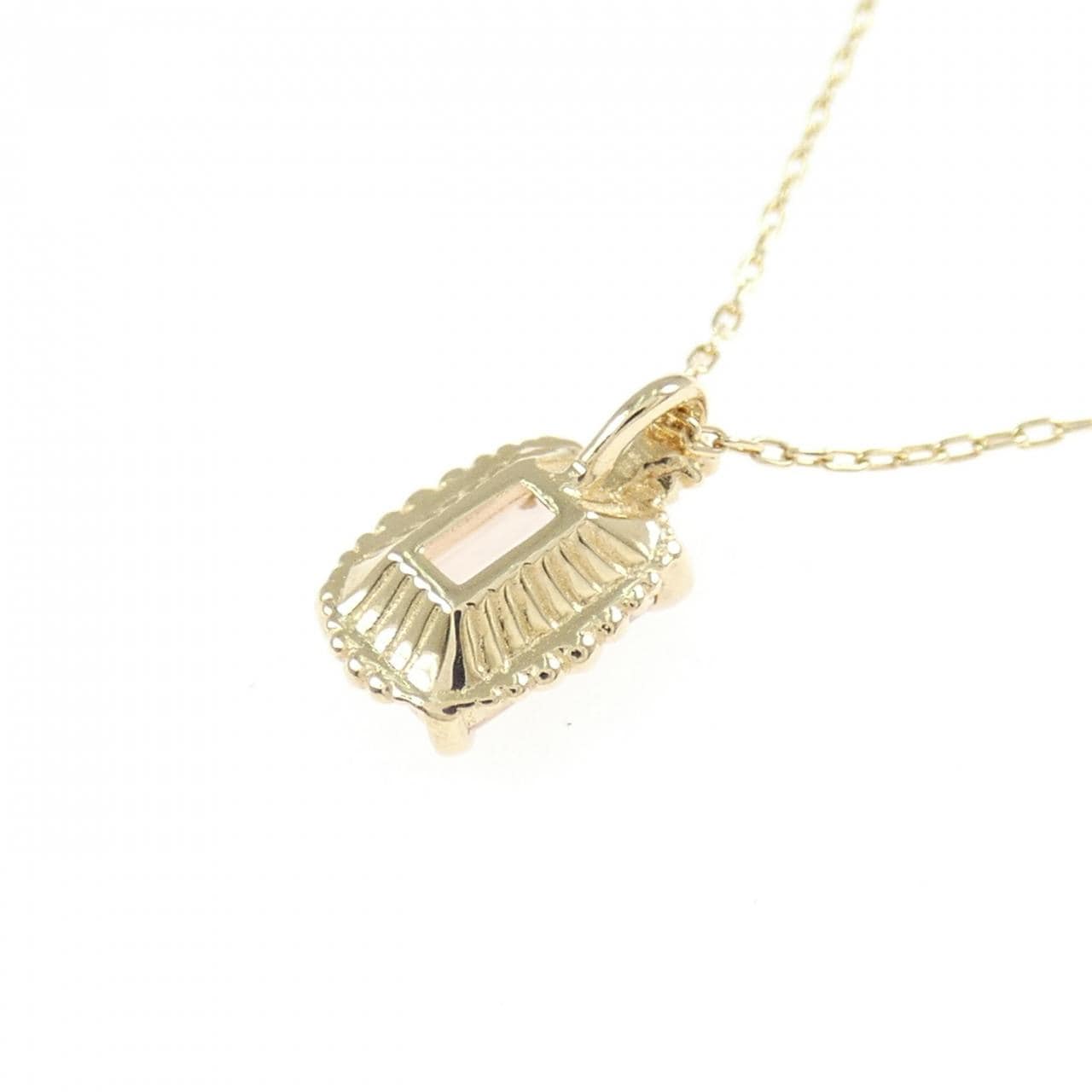 K10YG ローズクオーツ ネックレス