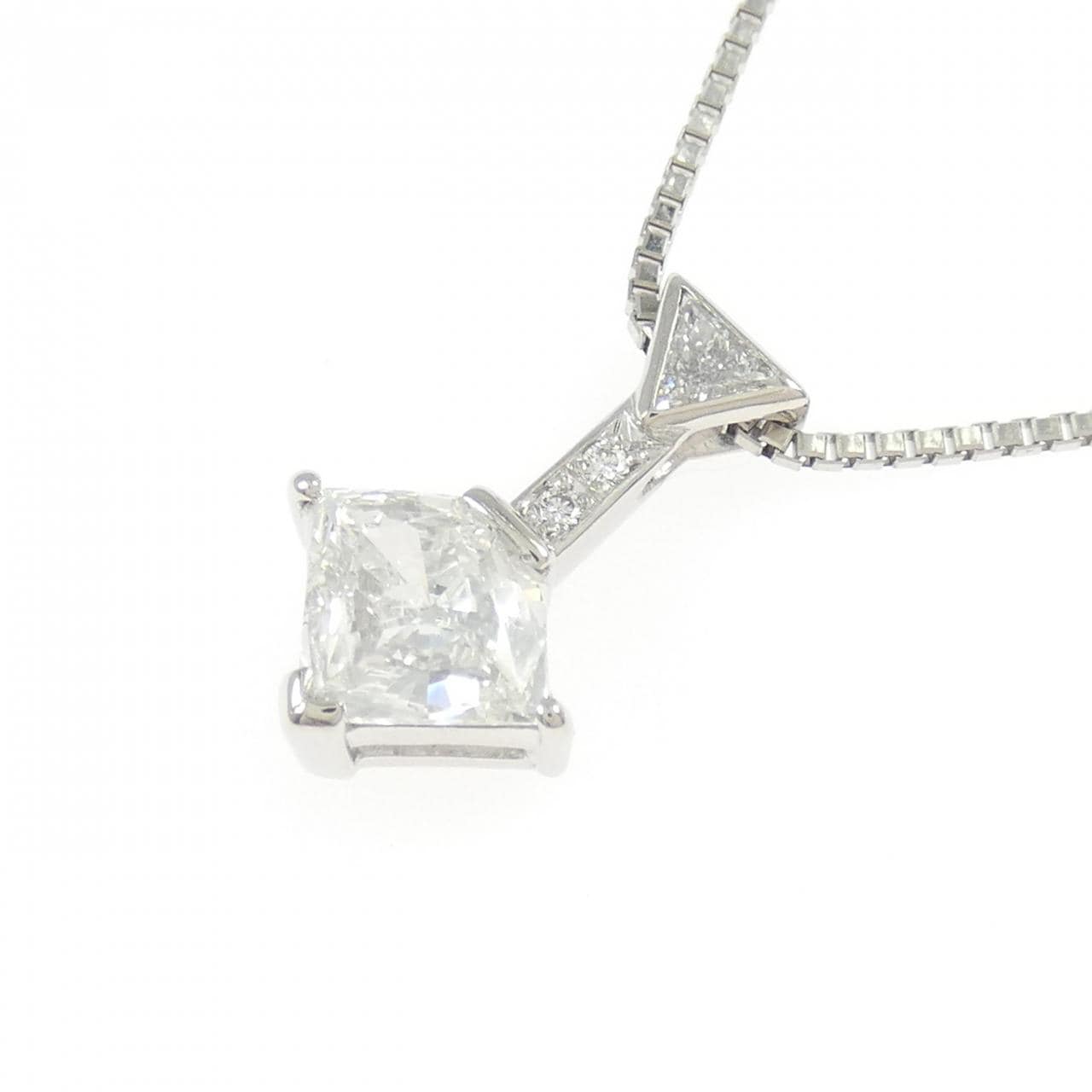 PT900/PT850 ダイヤモンド ネックレス 1.038CT