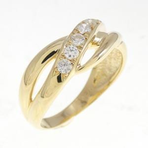 K18YG ダイヤモンド リング 0.20CT