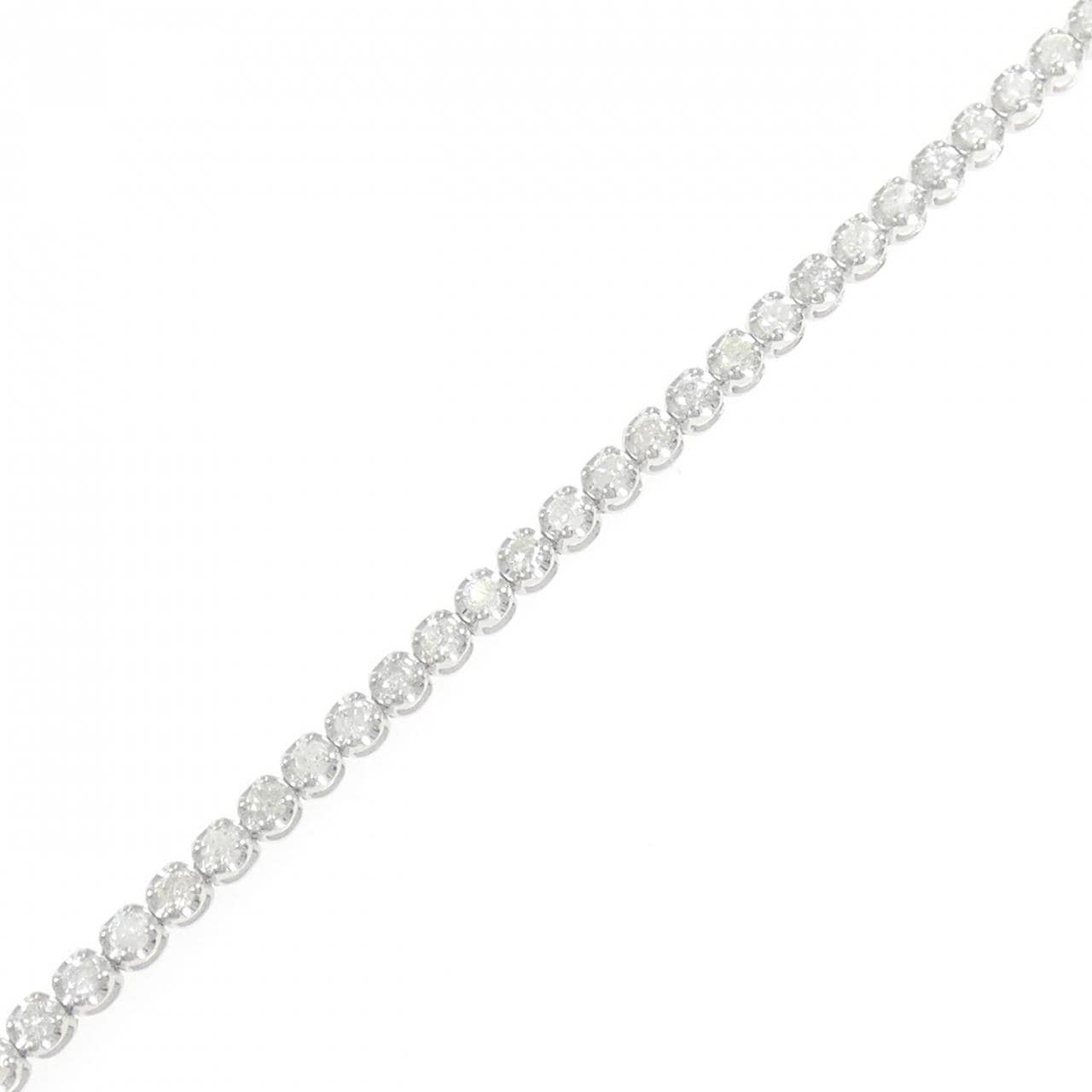 750WG ダイヤモンド ブレスレット 1.05CT