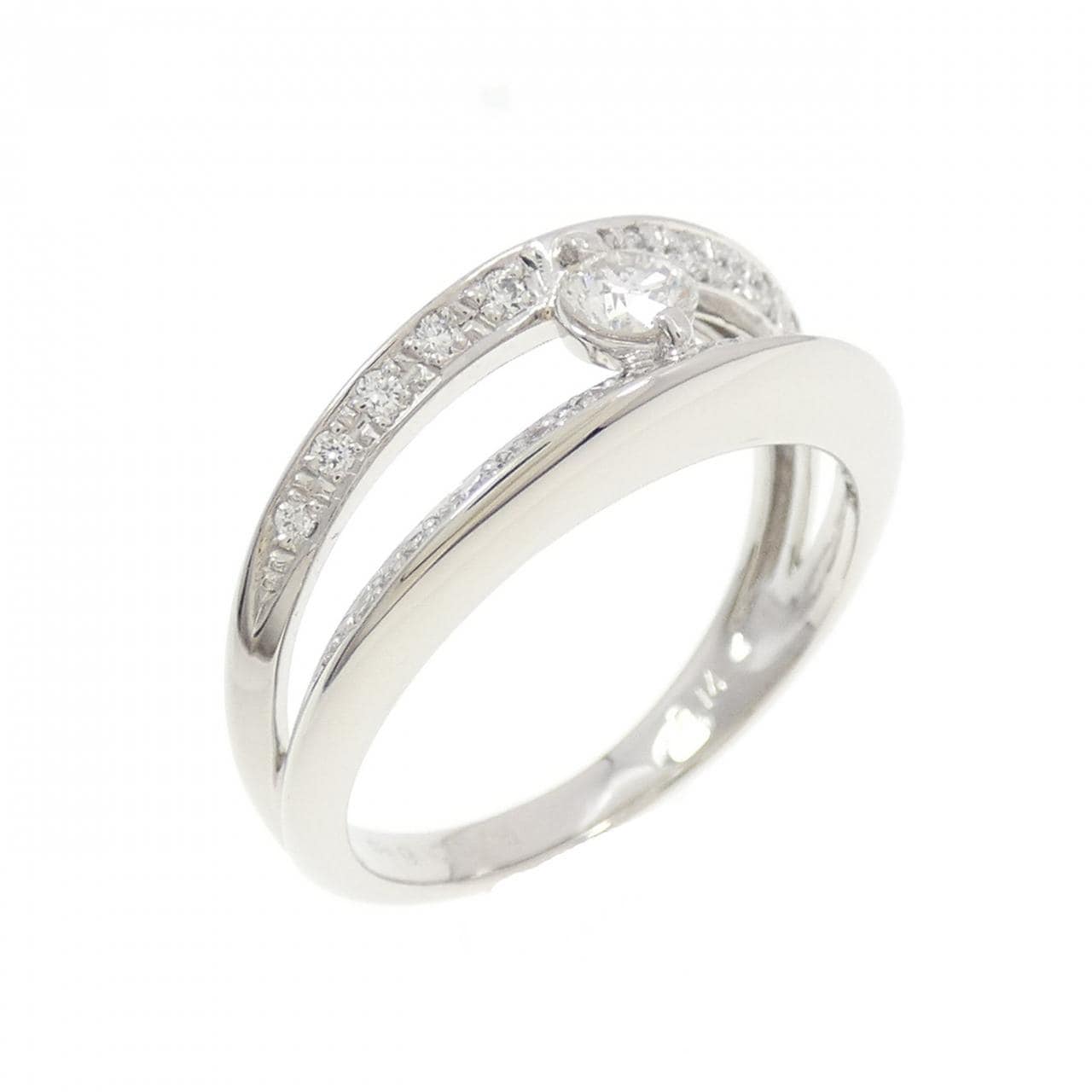 PT900 ダイヤモンド リング 0.18CT