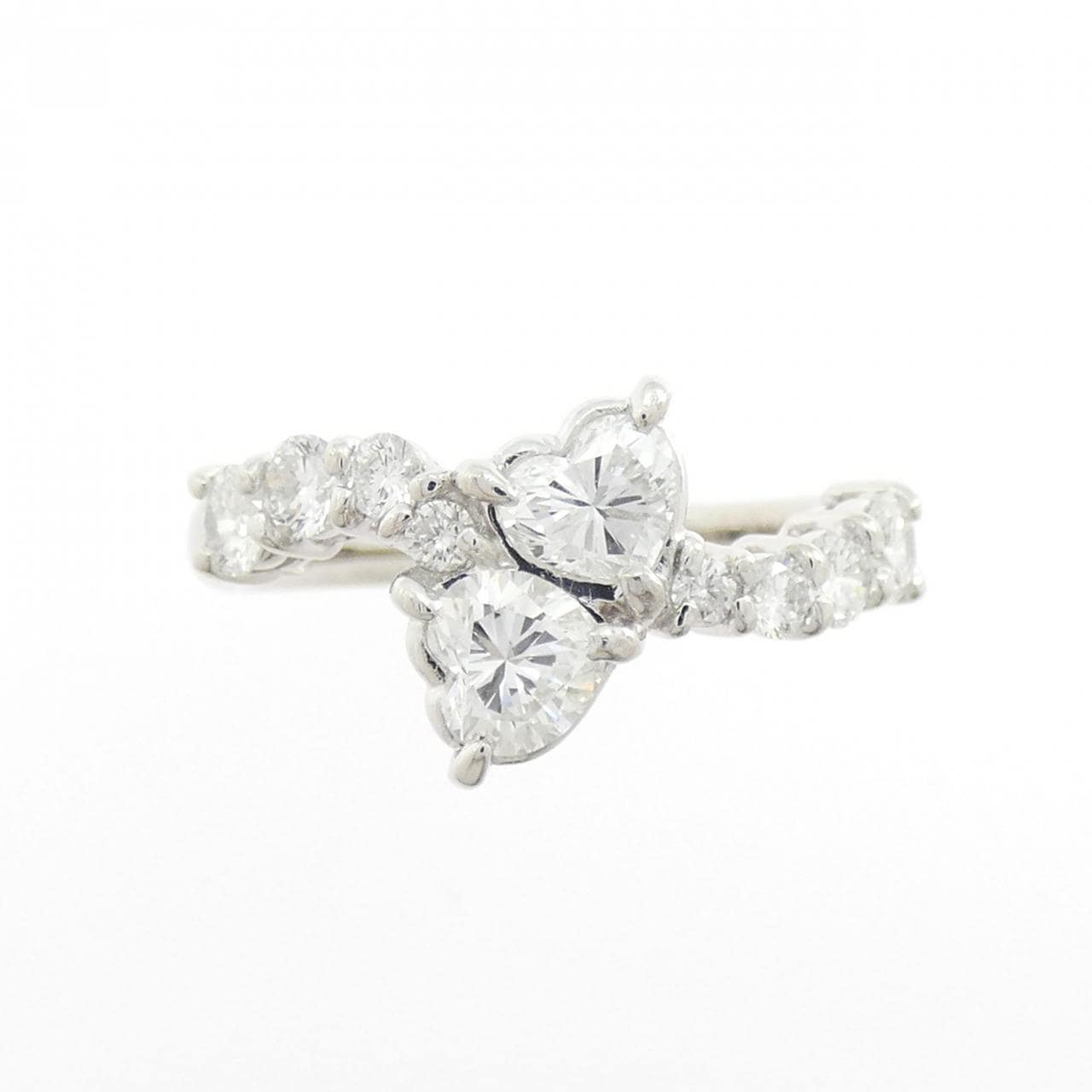 PT900 ハート ダイヤモンド リング 1.00CT
